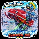 Snow Birdie Chaparral 300 Snowmobile Vinyl Sticker 9x9cm 2-36.webp