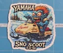 Yamaha Sno Scoot Monster Vinyl Sticker 9x9cm 05-36 Snowmobile Die Cut.webp
