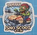 Yamaha Sno Scoot Monster Vinyl Sticker 9x9cm 06-36 Snowmobile Die Cut.webp
