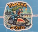 Yamaha GPX 433 Monster Vinyl Sticker 9x9cm 04-36 Snowmobile Die Cut.webp