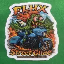 Harley Street Glide FLHX Glossy Monsters on Machines Sticker 4 of 12