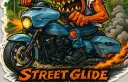 Harley Street Glide FLHX Glossy Monsters on Machines Sticker 6 of 12