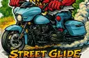 Harley Street Glide FLHX Glossy Monsters on Machines Sticker 10 of 12