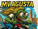 MV Agusta Rivale 800 Monsters Around the World Sticker Venice 3 of 12