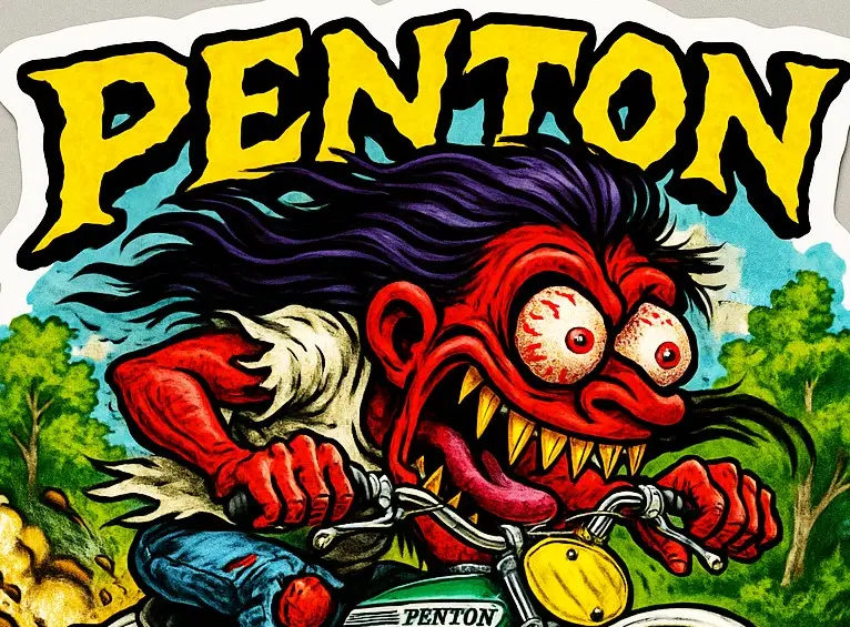 Penton Hiro Vinyl Sticker Number 9 of 12