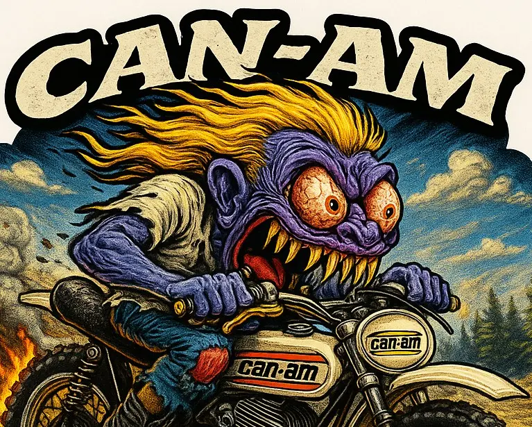 Can-Am TNT 125 Durable Vinyl Sticker Number 1 of 12