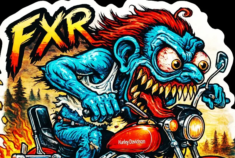 FXR Monster – Harley-Davidson Sticker Series 1/36