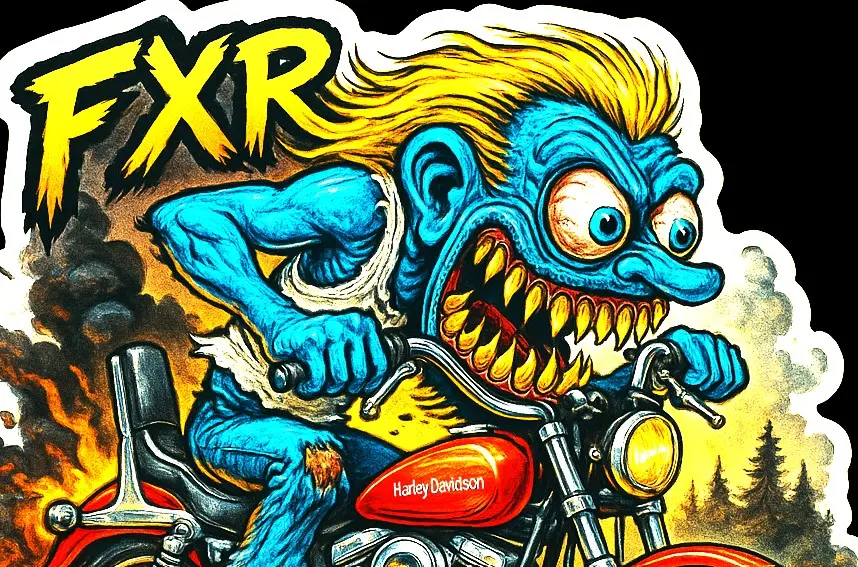 FXR Monster – Harley-Davidson Sticker Series 2/36