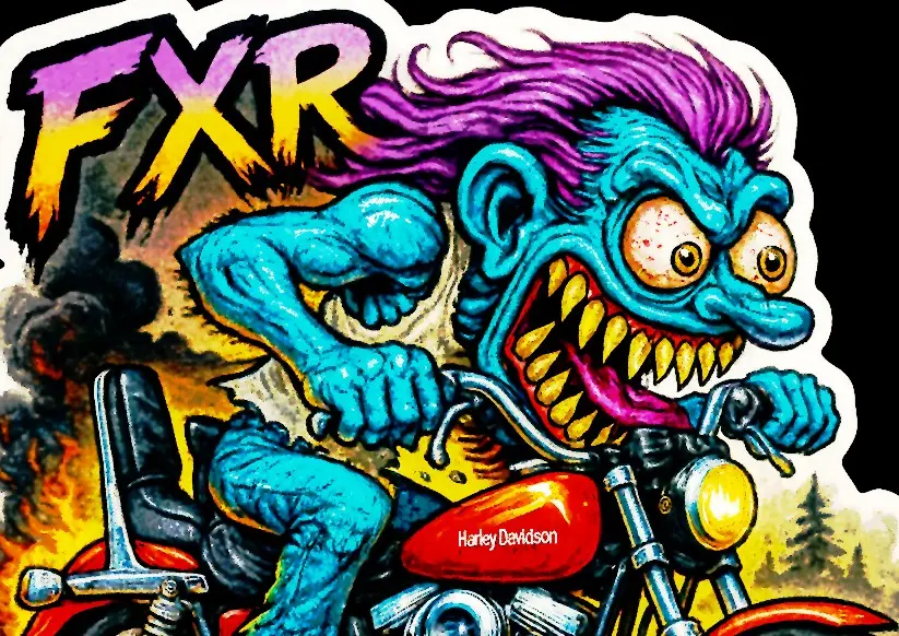 FXR Monster – Harley-Davidson Sticker Series 3/36