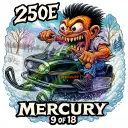 Mercury 250E Snowmobile Monster Sticker 09 of 18