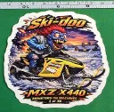 Ski-Doo MXZ X 440 Monsters on Machines Die Cut Sticker 1 of 36 Snowmobile