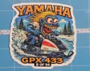 Yamaha GPX 433 Monster Vinyl Sticker 9x9cm 02-36 Snowmobile Die Cut