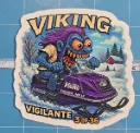 Viking Vigilante 440SS 1973 Monster Vinyl Sticker 9x9cm 3-36 Die Cut