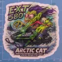 Arctic Cat EXT 580 Sticker – 1995 Snowmobile Monster Art Decal Special Edition 2 of 10