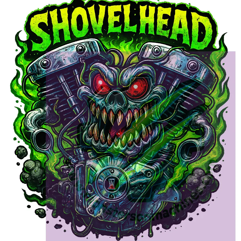 Shovelhead – Harley-Davidson Monster Engine Sticker