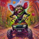 RZR Trail Monster – Fall Fury ATV Sticker