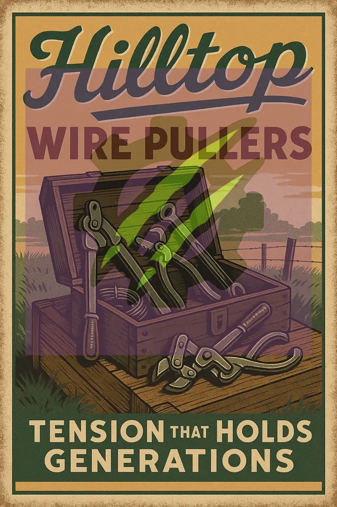 Hilltop Wire Pullers – Tension That Holds Generations Photo Print