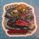 Johnson SR650 “Frost Fiend” Sticker – Vinyl Decal