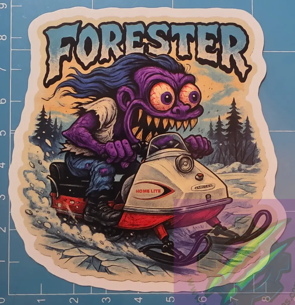 Homelite Forester “Frost Fiend” Sticker – Vinyl Decal