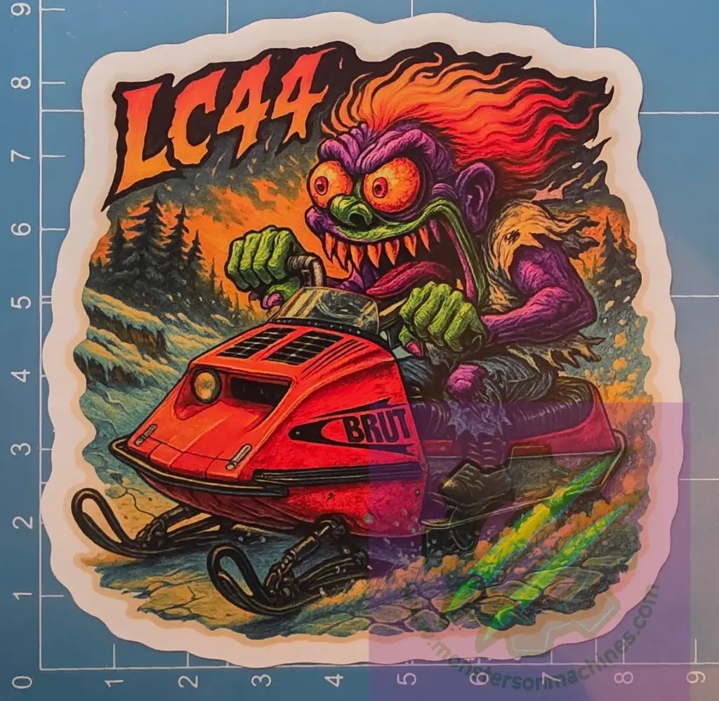 Brut LC44 Snowmobile Sticker – Vinyl Decal