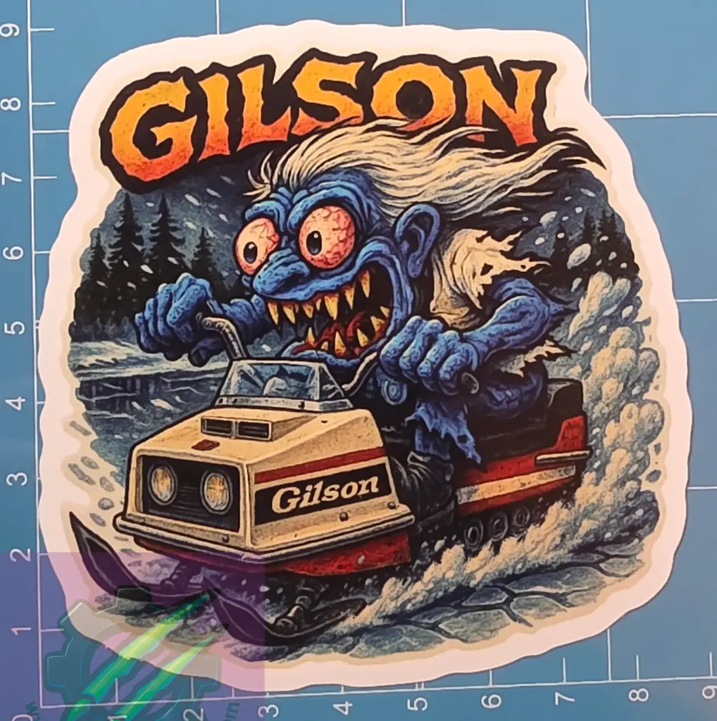 Gilson Snowmobile Sticker