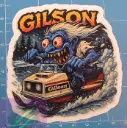 Gilson Snowmobile Sticker
