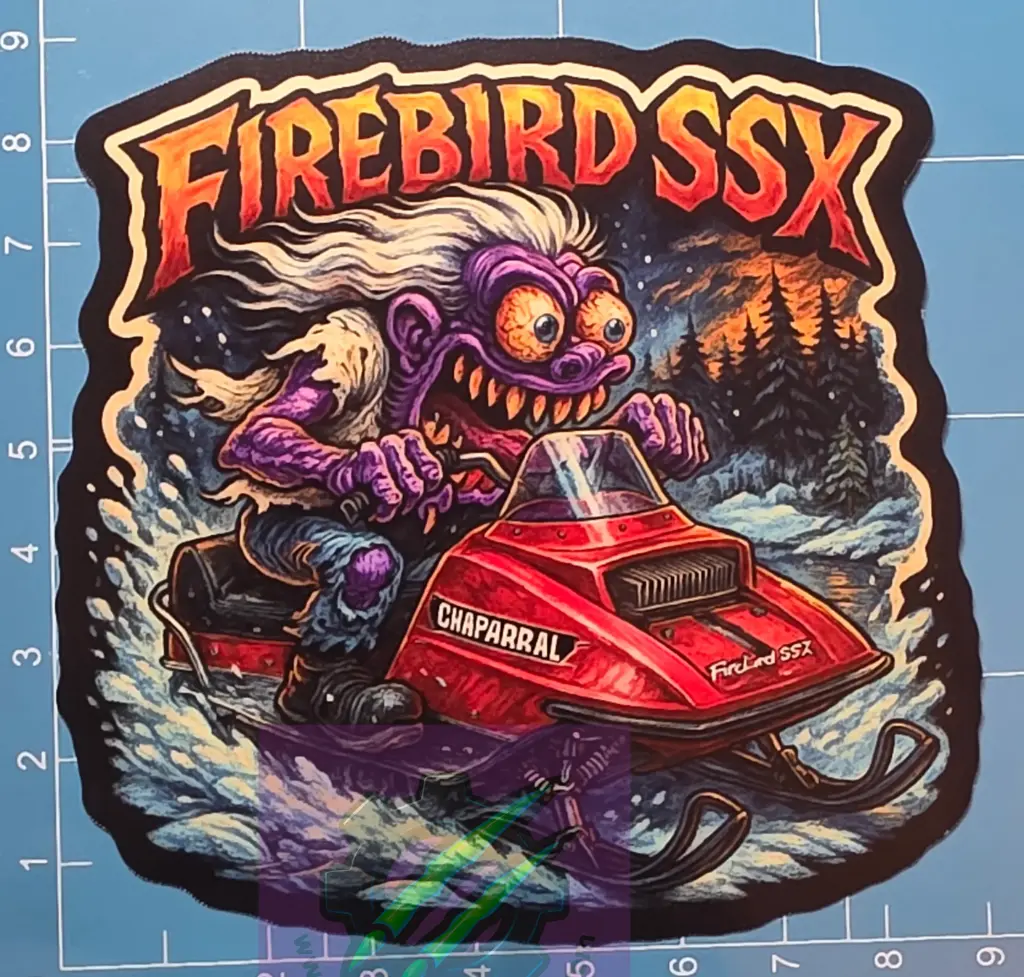Chaparral Firebird SSX Snowmobile Sticker Vinyl Decal