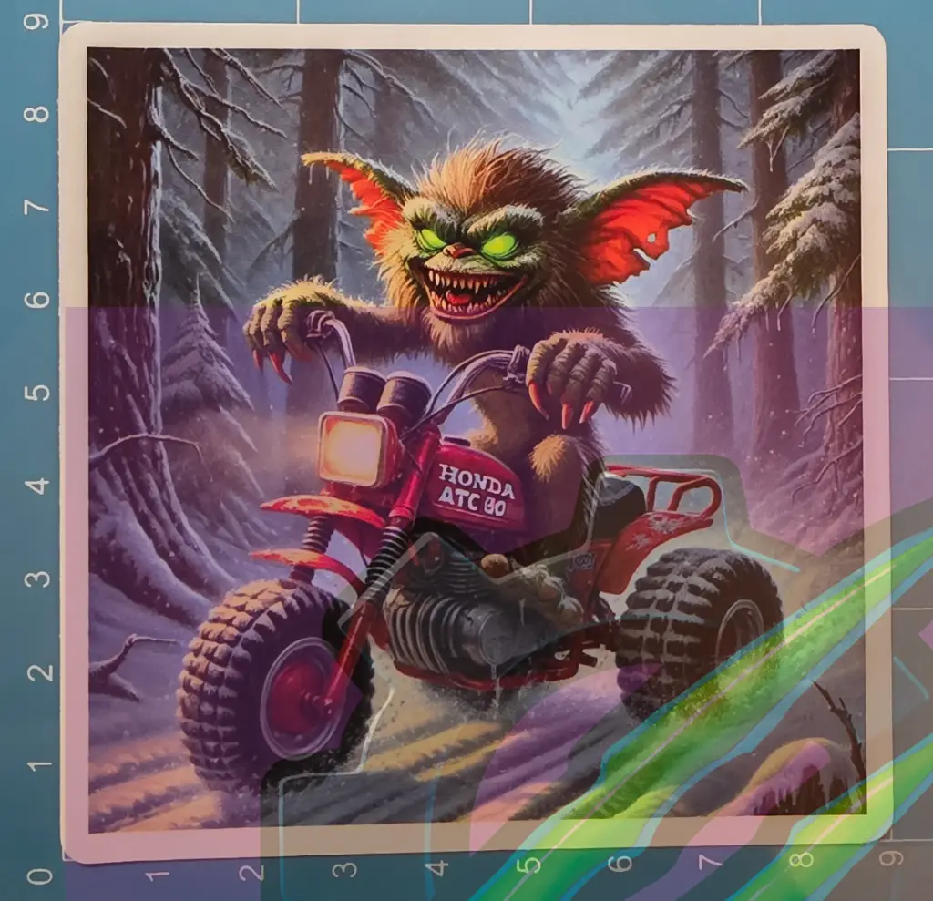 Honda ATC 90 Trail Gremlin Sticker | Retro Monster 3-Wheeler Vinyl Decal
