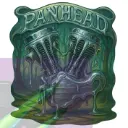 Harley-Davidson Panhead Melting Engine Sticker – Dali-Style Swamp Surreal Vinyl