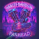 Harley-Davidson Panhead Neon Melting Engine Sticker – City Bay Surreal Vinyl
