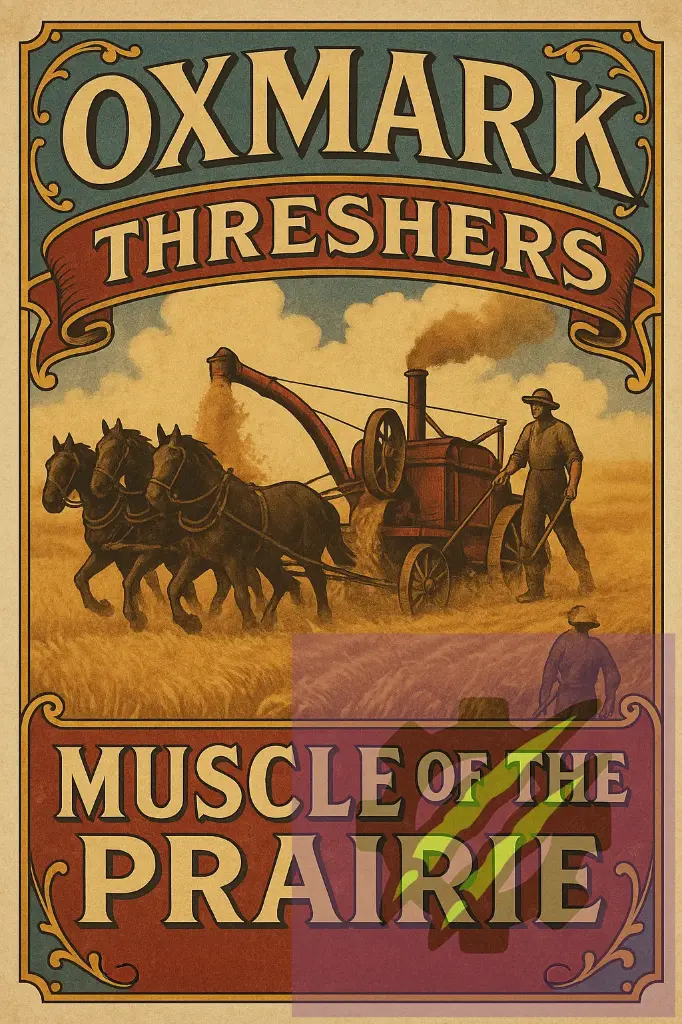Oxmark Threshers Vintage Farm Print – Muscle of the Prairie