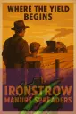 Ironstrow Manure Spreaders – “Where the Yield Begins” Father & Son Farm Photo Print