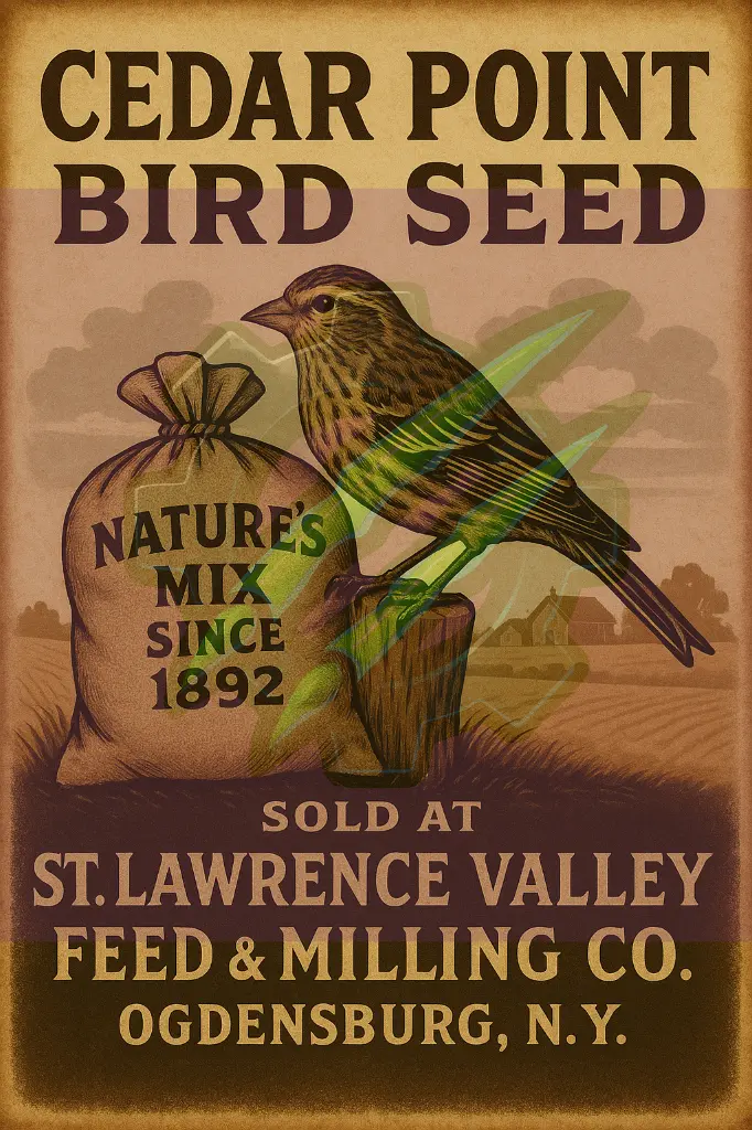Cedar Point Bird Seed – Pine Siskin St. Lawrence Valley Print