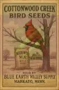 Cottonwood Creek Bird Seeds - Blue Earth Valley Supply Mankato MN Cardinal Print