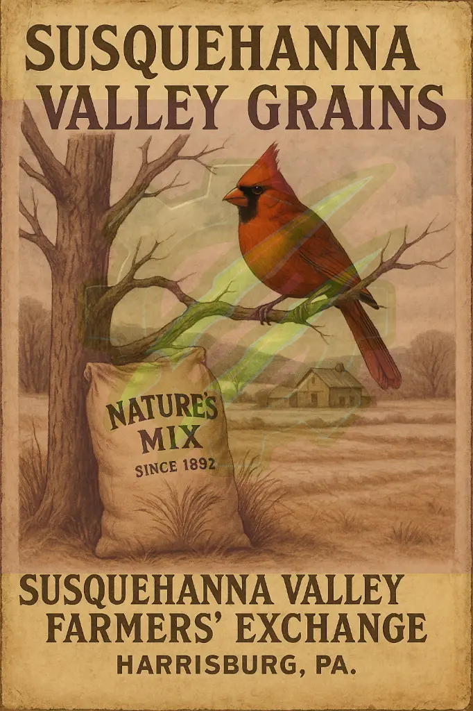 Susquehanna Valley Grains – Farmers’ Exchange Harrisburg PA Cardinal Print