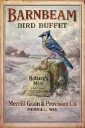 Barnbeam Bird Buffet – Blue Jay Merrill Grain & Provision Merrill WI Print & Tin Sign