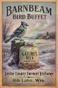 Barnbeam Bird Buffet – Blue Jay Taylor County Farmers’ Exchange Rib Lake WI Print & Tin Sign