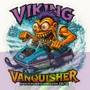 Viking Vanquisher Sticker - Blizzard Bruiser Series Number 8 of 12
