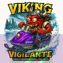 Viking Vigilante Sticker - Berserker Lake Raider Special Series Number 3 of 6