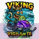 Viking Vigilante Sticker - Frost Fjord Howler Special Series Number 6 of 6