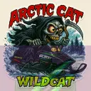 Arctic Cat Wildcat Sticker - Graveyard Reaper Ride Monsters on Machines