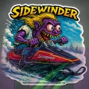 Scorpion Sidewinder Sticker Series Number 1 of 12