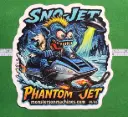 Sno-Jet Phantom Jet Vinyl Sticker Number 1 of 6