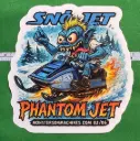 Sno-Jet Phantom Jet Sticker - Runway Fire Freak Number 2 of 6