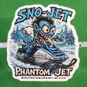 Sno-Jet Phantom Jet Sticker Ice Fiend Number 3 of 6