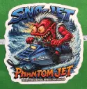 Sno-Jet Phantom Jet Sticker Crimson Frost Phantom Number 5 of 6