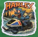 Harley-Davidson Snowmobile Vinyl Sticker Duskline Frost Fiend