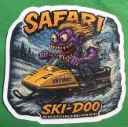 Ski-Doo Safari 377 Vinyl Sticker Number 1 of 12