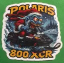 Polaris XCR 800 Vinyl Sticker Santa Clause Mutant