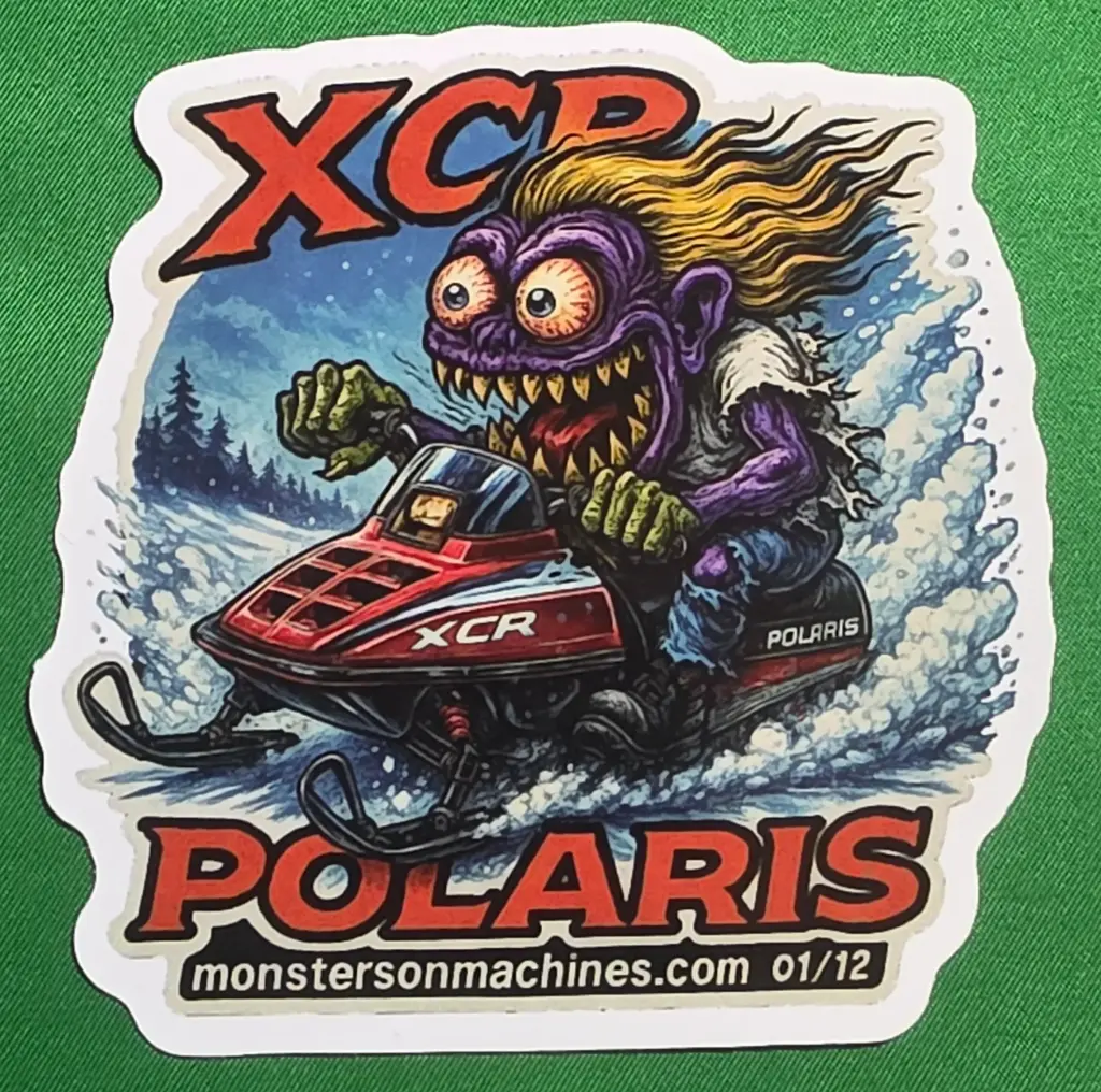 Polaris XCR Vinyl Sticker Series Number 1 of 12